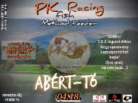 PK fish Racing Abért-tavi Method