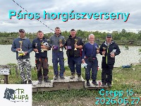 Csepp tó páros horgászverseny